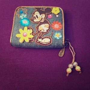 Disney Floral Mickey Mouse Wallet